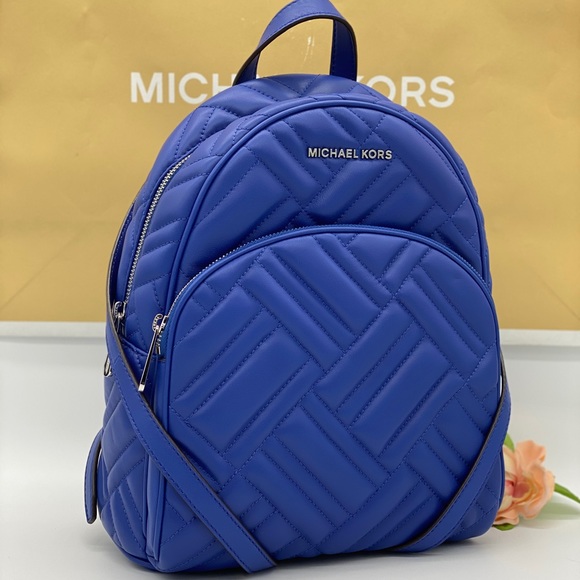Michael Kors Handbags - MICHAEL KORS ABBEY MEDIUM BACKPACK COBALT